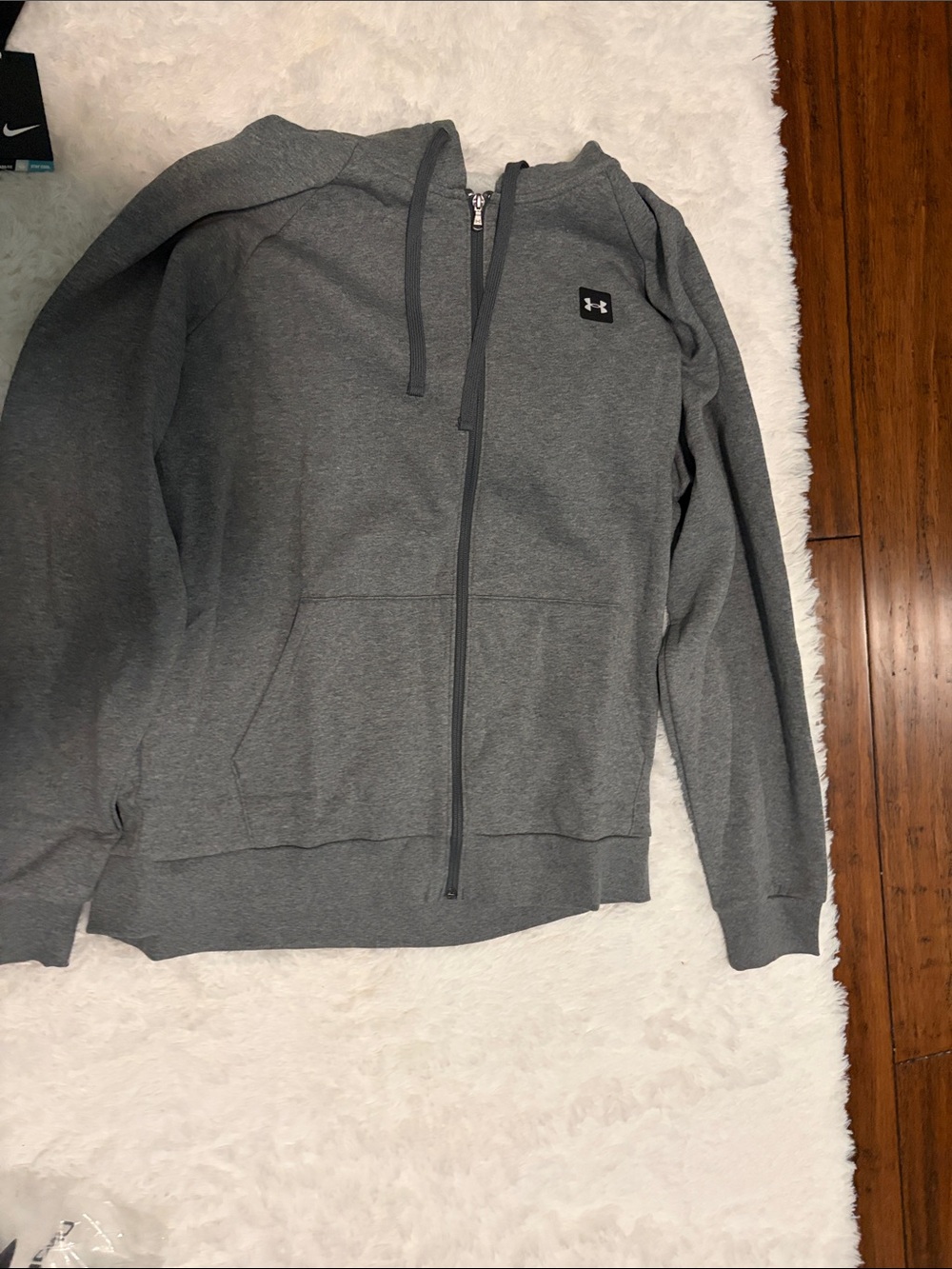 Under Armour Men's Charcoal Gray Full-Zip Hoodie